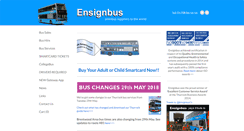 Desktop Screenshot of ensignbus.com